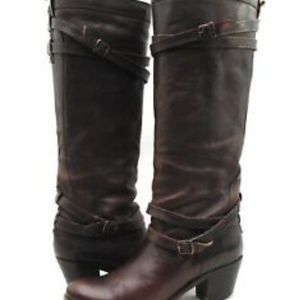 Frye Jane leather boots worn once